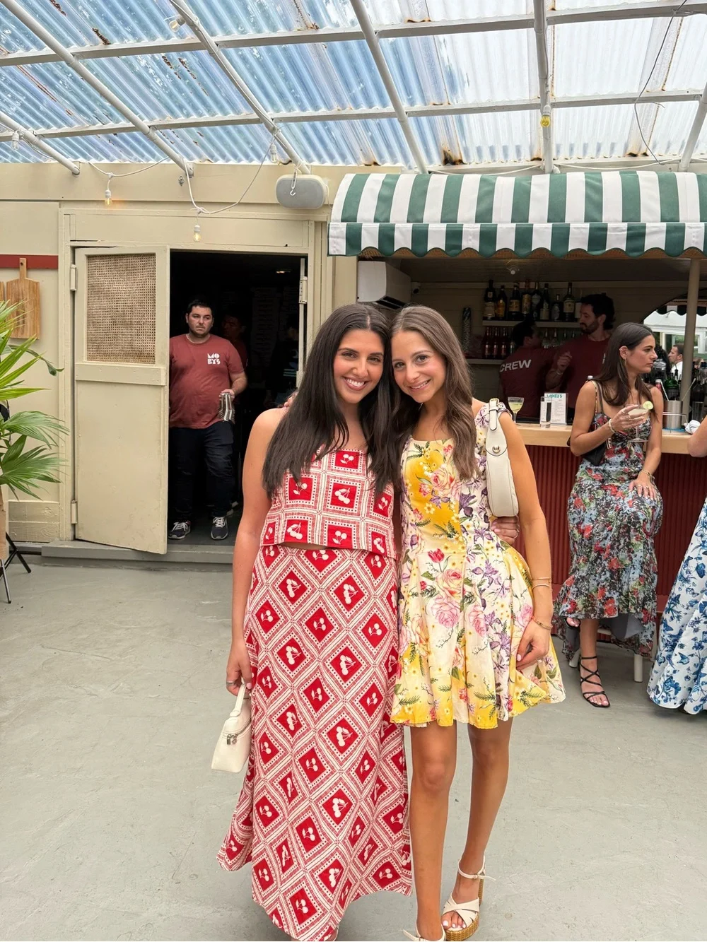 Red Cherry Print Maxi Skirt & Top Set from Abercrombie
